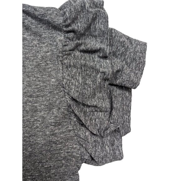 Current/Elliott The Roadie Ruffle Sleeve Cotton Tee Size 2 - Picture 5 of 5